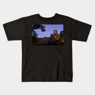 Kirkstall Abbey 4189-A Cistercian monastery Leeds West Yorkshire Kids T-Shirt